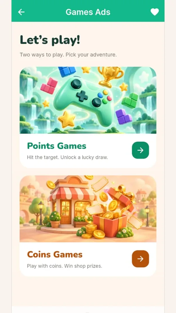 LocalAds games page